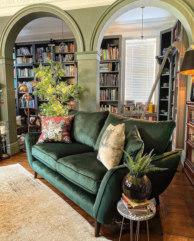 sitting-room-green-sofa-arches-home-library-nordroom
