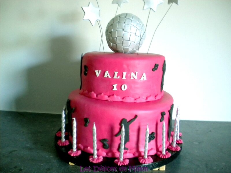 Gâteau disco pour les 10 ans de Valina 4