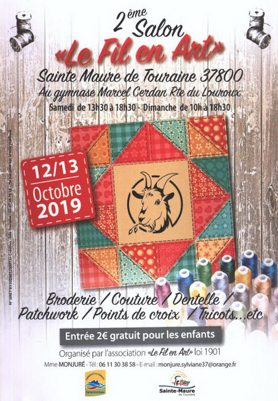 2eme Salon Le Fil En Art A St Maure De Touraine 37 Le Blog Des Fil Les Du Centre