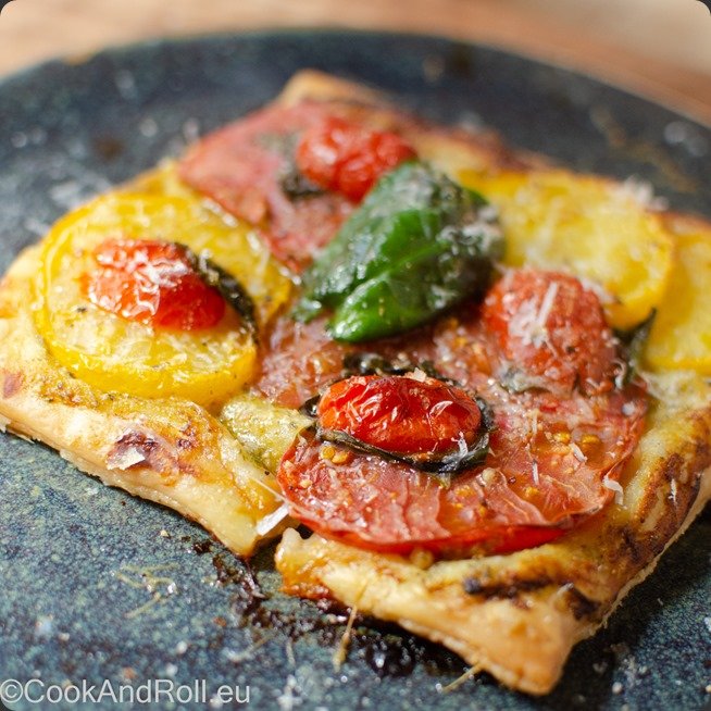 Tarte feuilletee tomates-6