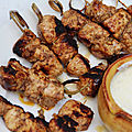 Chich taouk, brochettes de poulet libanaises aux epices