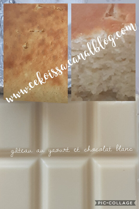 Gâteau au chocolat blanc facile et rapide
