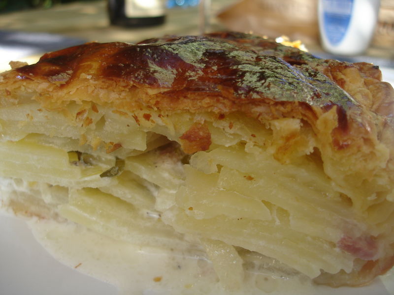 Tourte Aux Pommes De Terre Et Aux Lardons Mercredirose