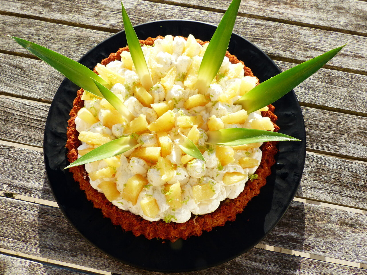 Tarte feuilletée express à l'ananas