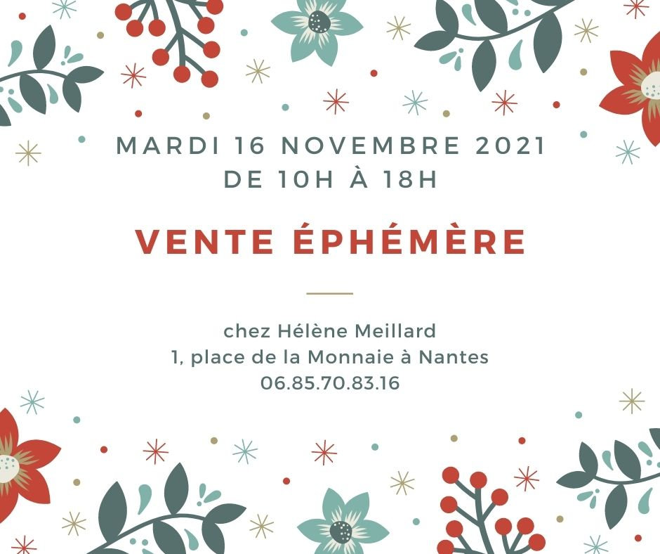 Vente le 16 novembre chez Helene Meillard recto