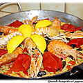 Paella aux fruits de mer