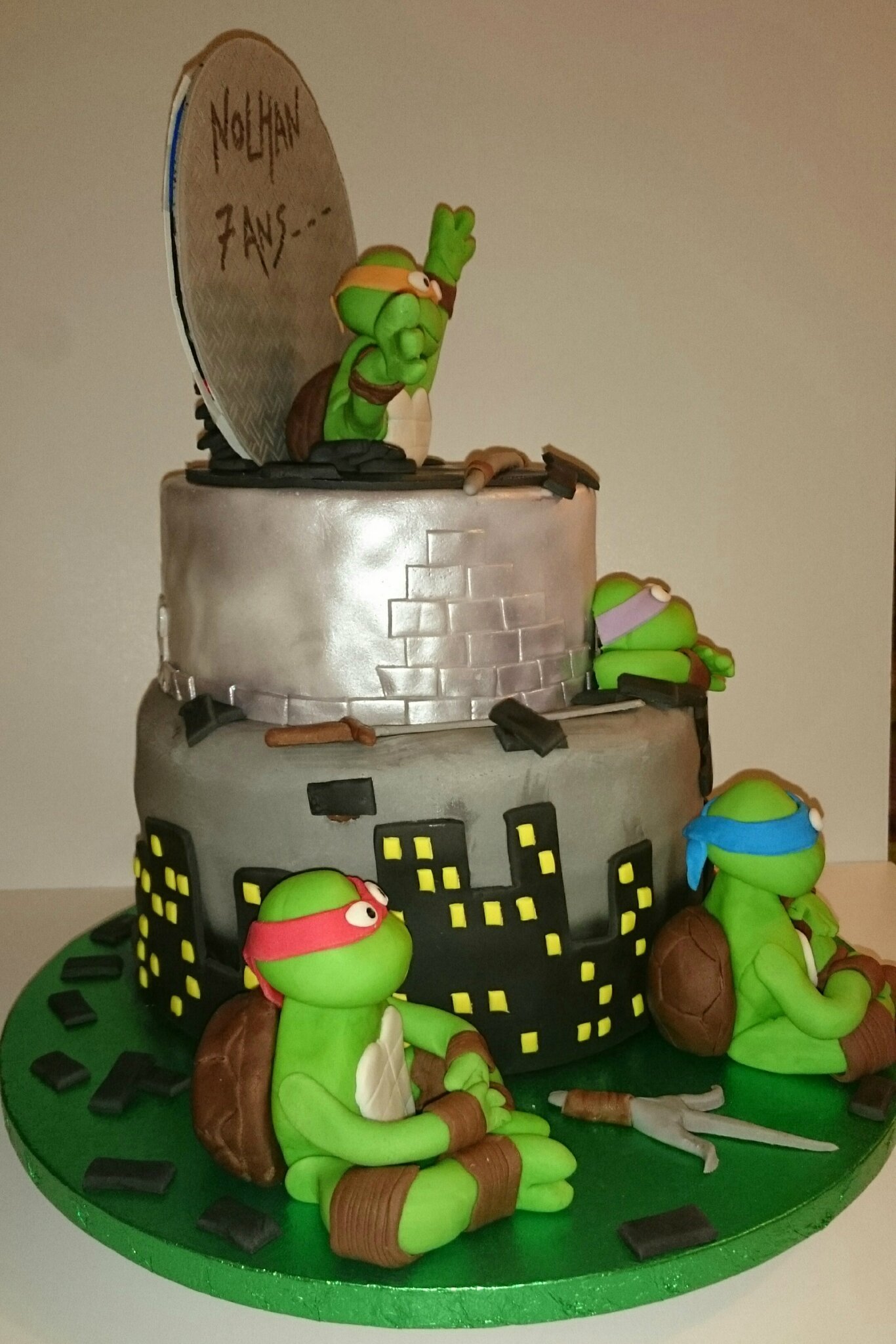 0 30 11 15 Gateau Tortue Ninja Decogateaucouly