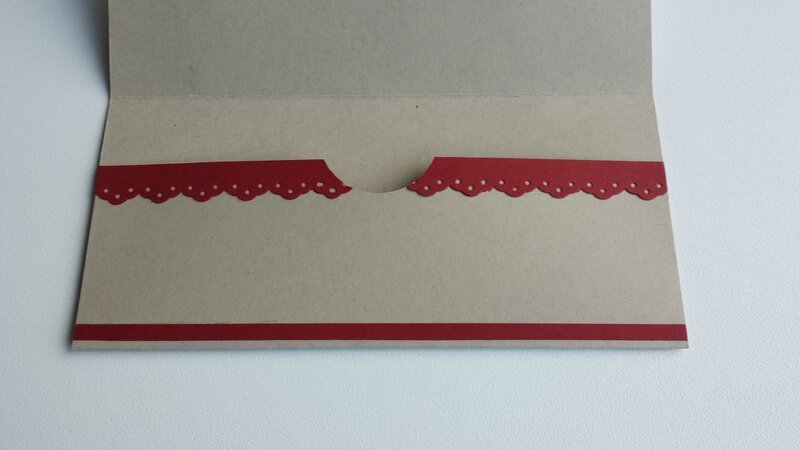 Un porte chèque pour Noël - Scrappartage