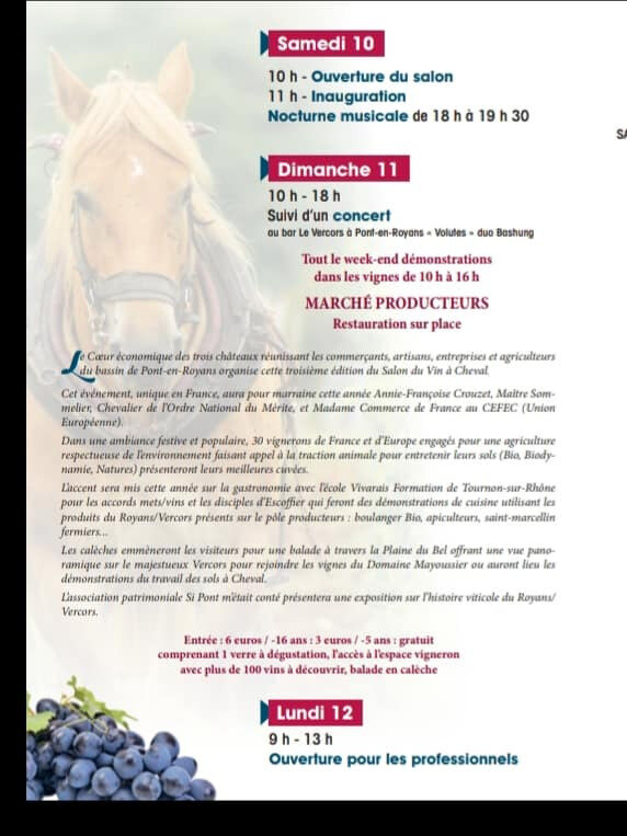 3eme Salon Du Vin A Cheval Le Reseau Professionnel Traction