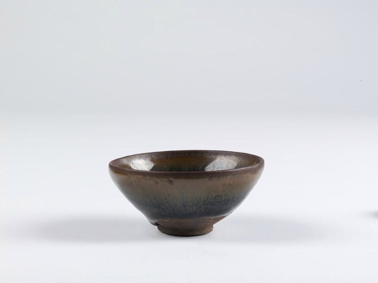 Bowl, stoneware with black glaze and 'hare's fur' effect, Jianyang, Fujian province, China, Northern Song dynasty