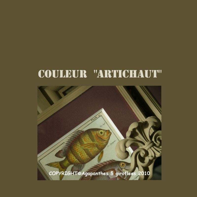 Un Vert Moutarde Agapanthes Et Giroflees