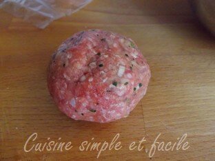 Boulettes De Viandes Hachées Farcies Au Fromage Cuisine