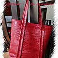 Sac en croco ( ou presque ) .....