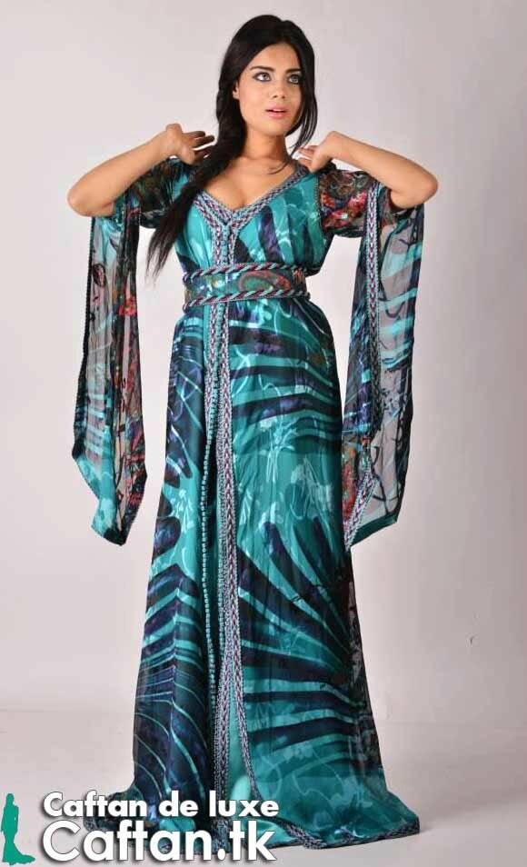 caftan en satin