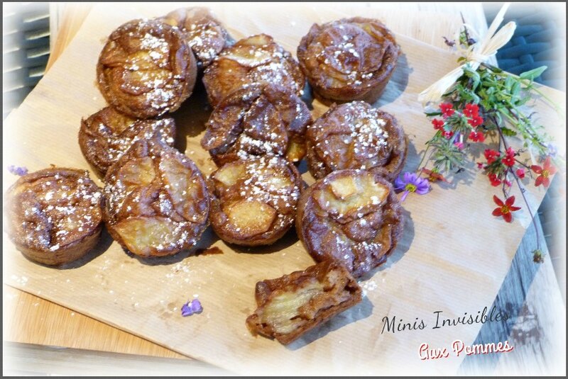 ღ Miam Mini Gateaux Invisibles Aux Pommes Miam La Cuisine De Cath