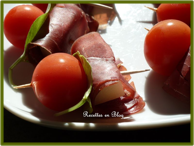 MINI BROCHETTES APERITIVES - RECETTES EN BLOG