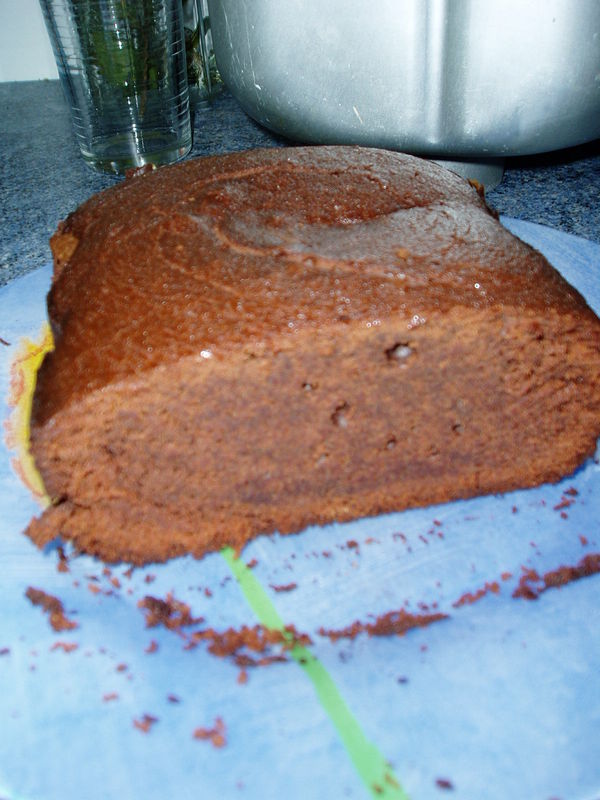 Cake Fondant Au Chocolat Avec La Machine A Pain Ganache Et Chocolat