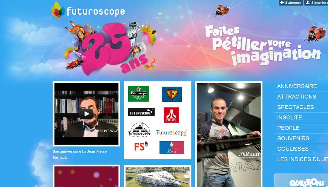 Le Futuroscope Ouvre Son Blog Pour Ses 25 Ans Blog Futuroscope