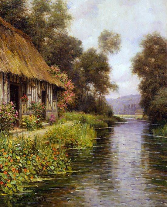 Le peintre Louis Aston Knight - Les mallettes de Mijane