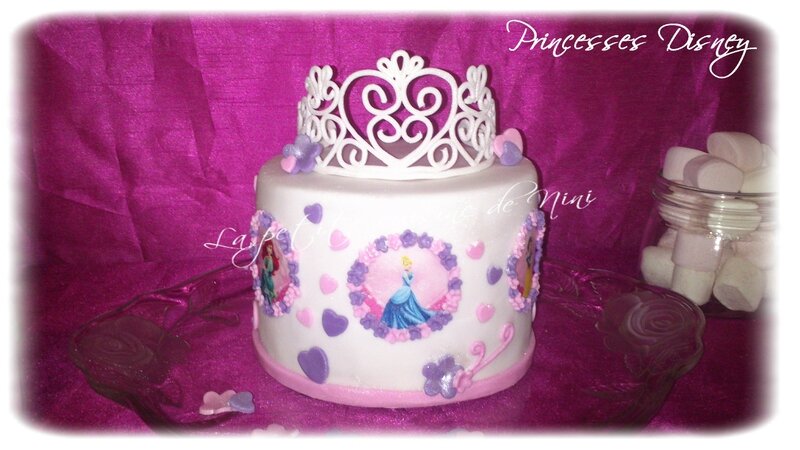 Gâteaux princesse Disney