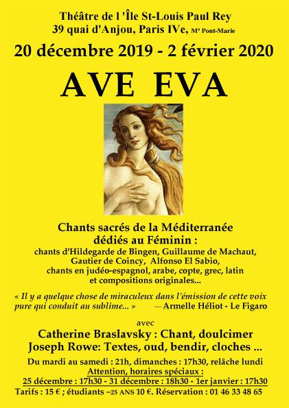 AFFICHE EVA EVA - Chants Sacrés