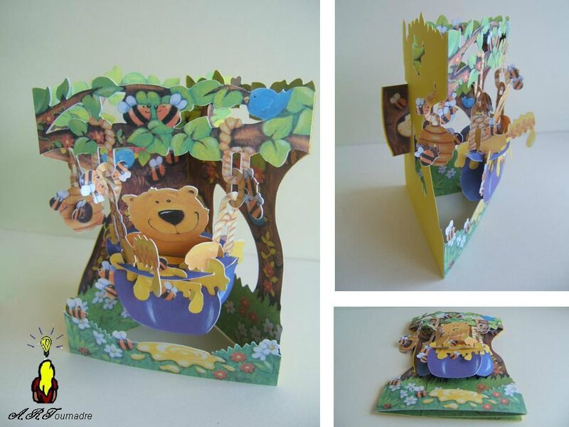 ART 2011 carte balancoire ours et miel