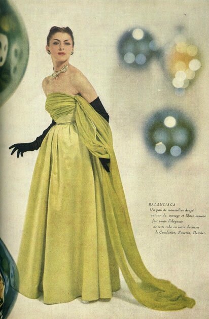 Cristóbal Balenciaga, Woman's Cocktail Dress and Coat, 1957 - Alain.R.Truong