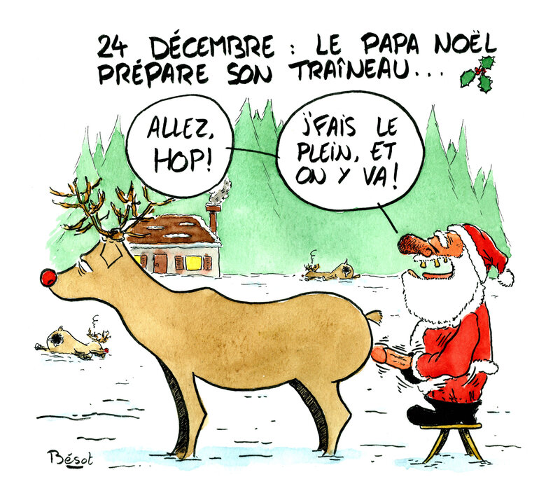 Joyeux Noël ! (avec un peu d'avance) - Les dessins de Bésot