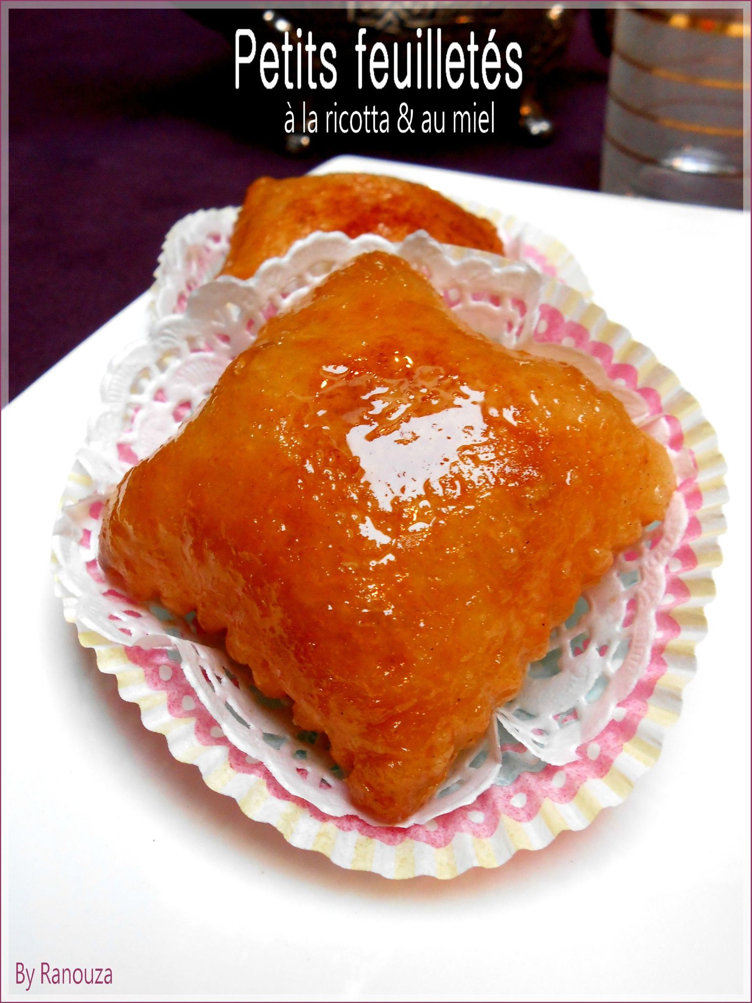 Gâteau Oriental Feuilleté Au Miel Et Aux Noisettes Petits feuilletés à la ricotta et au miel - Un brin de gourmandise