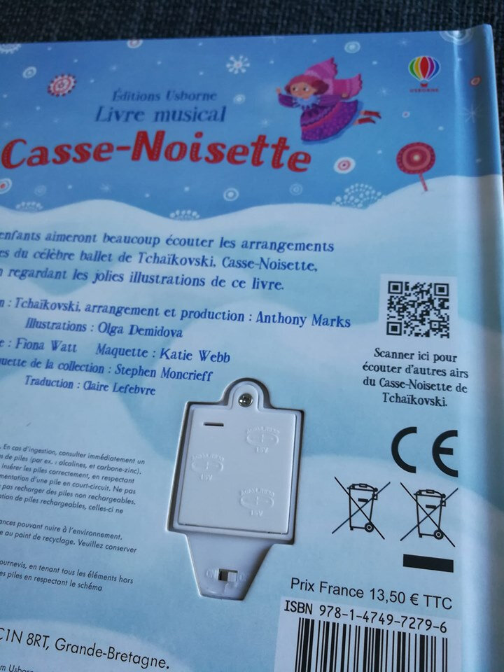 Casse-Noisette - Livre musical - L'atelier de Litote