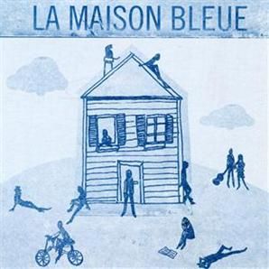 Résultat de recherche d'images pour "une maison bleue dessin"