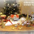 Christmas sweet table - table à dessert décorée sur le thème de noël