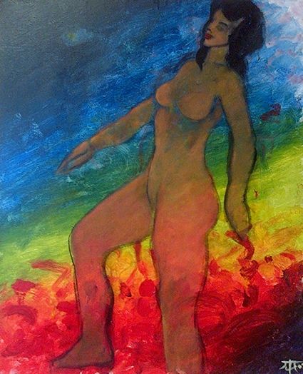 elle marche