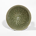A fine yaozhou celadon bowl, northern song-jin dynasty (960-1234)