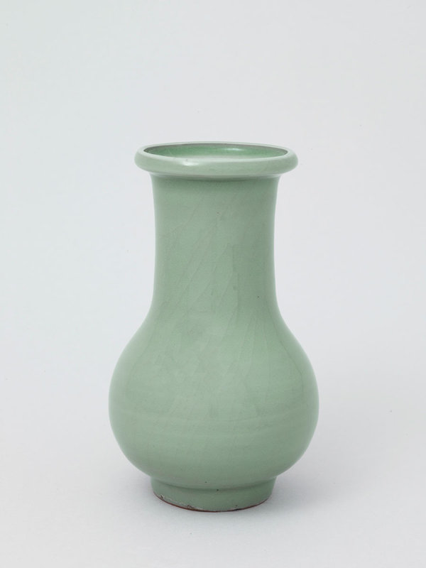Longquan Celadon Baluster-form Vase, Southern Song Dynasty 1127-1279 AD, China