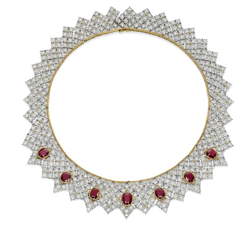 A set of ruby and diamond jewellery, by Buccellati