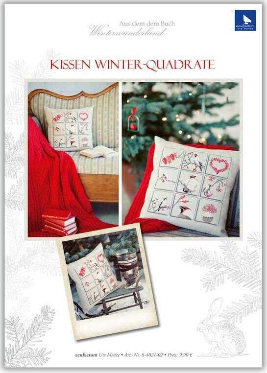 kissen winter quadrate