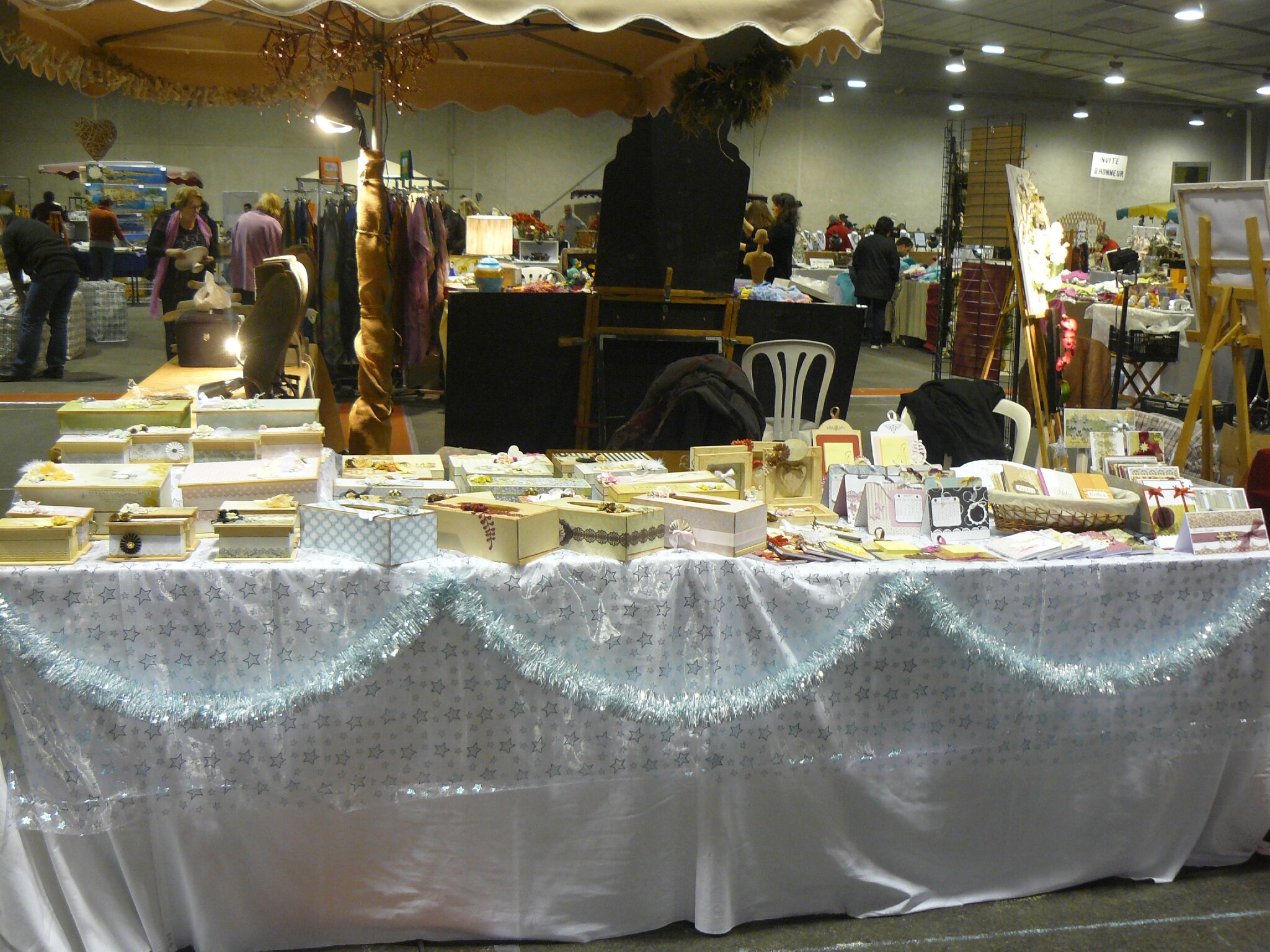 stand marché de noel - Colorishabby