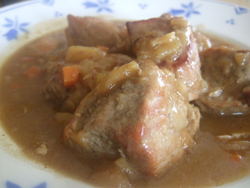 Saute De Porc Au Cidre Et Pommes Dans La Cuisine De Fabienne