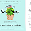 Showroom des b e a u x j o u r s edition 2017 - le 13 mai