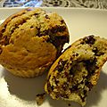 Muffins pépites de chocolat et coco