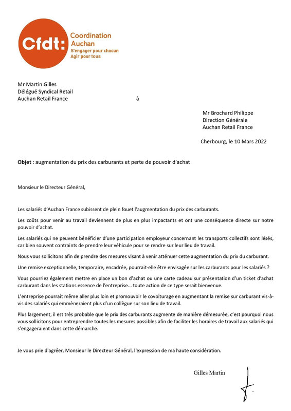 Courrier DG 10