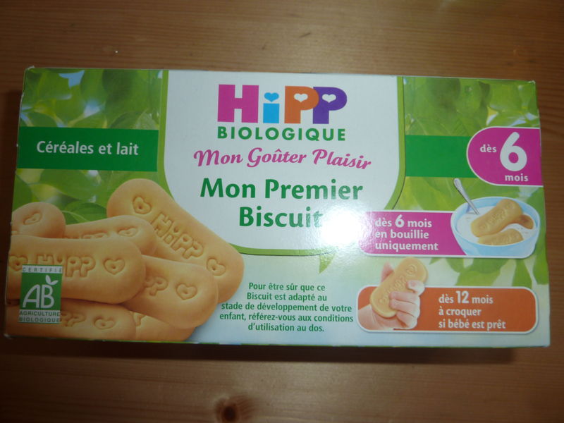 Biscuits bébé dès 6 mois Mon Premier Biscuit Bio HIPP BIOLOGIQUE