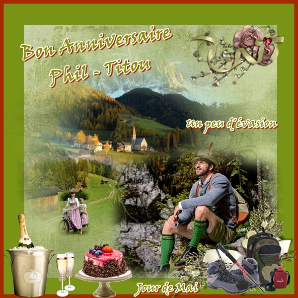 Bon Vendredi Bonne Fete Vincent Et Bon Anniversaire Phil L Univers De Patounette Et Ses Amis Es