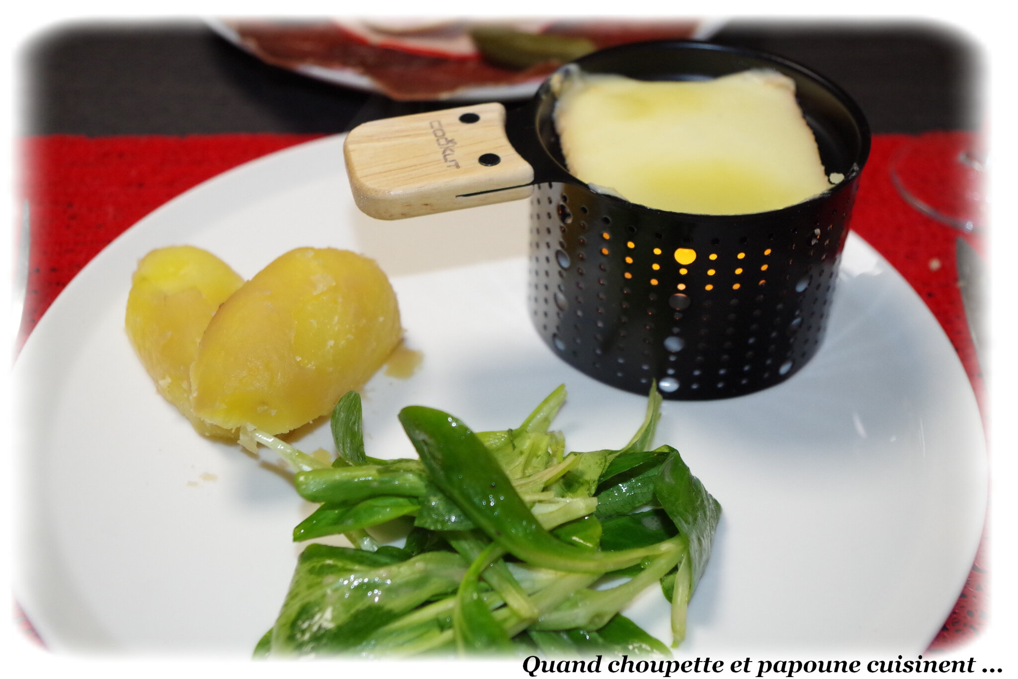 RACLETTE A LA BOUGIE COOKUT - Quand Choupette et Papoune cuisinent