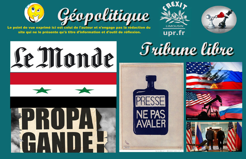 GEOP LE MONDE SYRIE